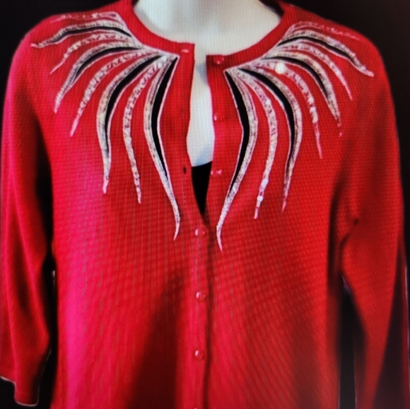 Bob Mackie Sweater Size XS Vintage - Picture 1 of 6